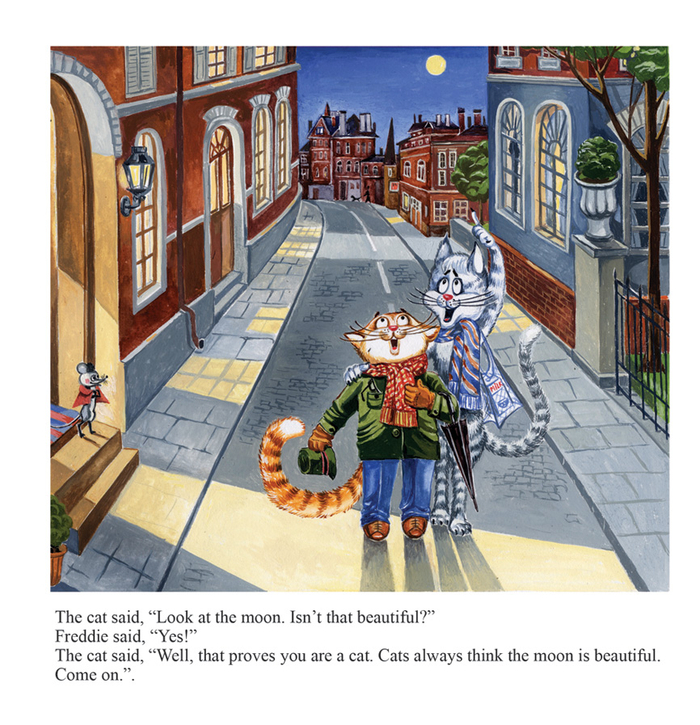 Иллюстрация к истории «Кот, который считал себя человеком » 