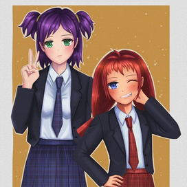 Ученицы частной школы