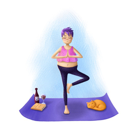 В гармонии с собой. Йогиня Аглая.