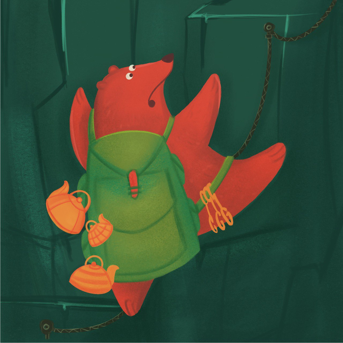 Медведь-скалолаз