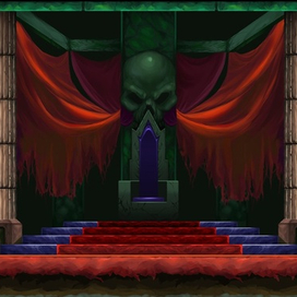 Нарисовал кусок локации из любимой игры в серии  - Castlevania: Sympony of the night.