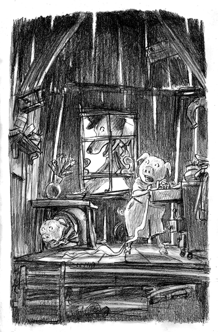 Кто стучится в дверь ко мне?)(вернее в окно))