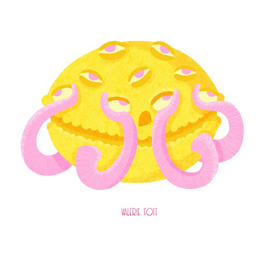 Монстрик "печенюшный тычеглаз"