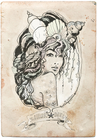 Принцесса Русалок (портрет нарисованный влюбленным моряком)