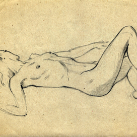 Обнаженная, набросок