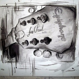 Сломанный Les Paul 