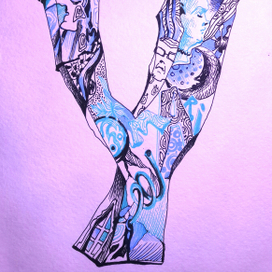 "АЗБУКА ТАТТУ" - буква "У"