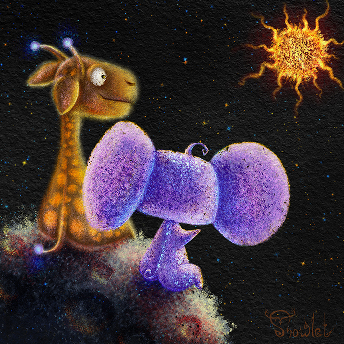 Слонюша с другом