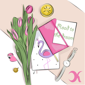 красивая иллюстрация для инстаграмма