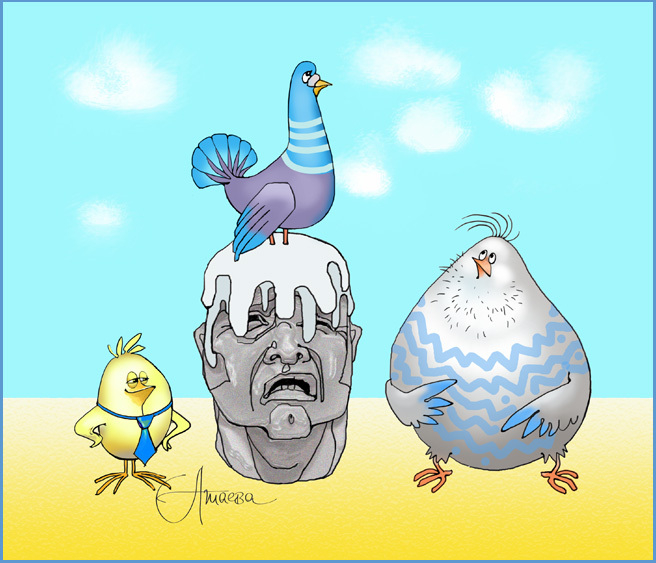 птички - почти пасхальная (для конкурса - птички)