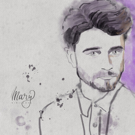 Портрет в технике «цифровая акварель»