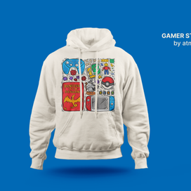 Gamer starter pack illustration