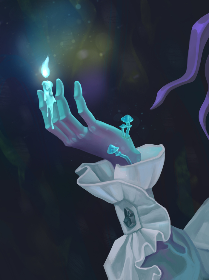 рука ведьмы. спидпейнт