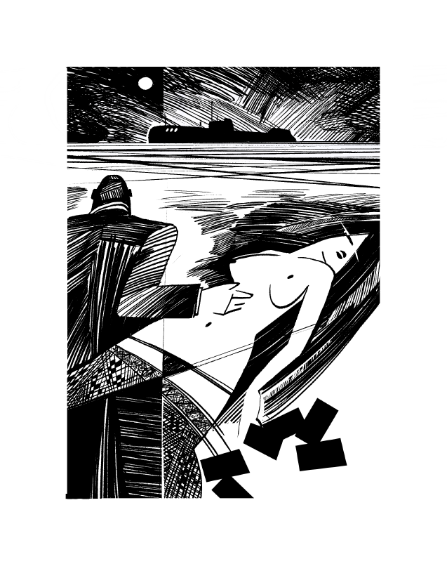 "Пляжные убийцы" Дж.Г. Баллард, иллюстрации к рассказам, 2016 г.