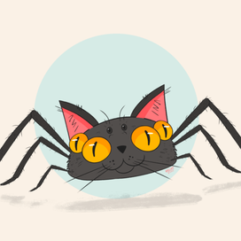 кот паук или паук маскирующийся в кота?
