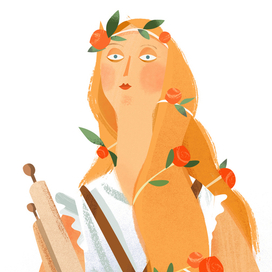 Дарья Римская (эскиз)