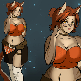 дизайн персонажки