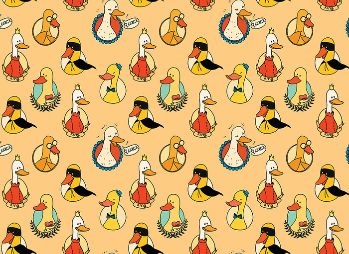 Паттерн из гусей