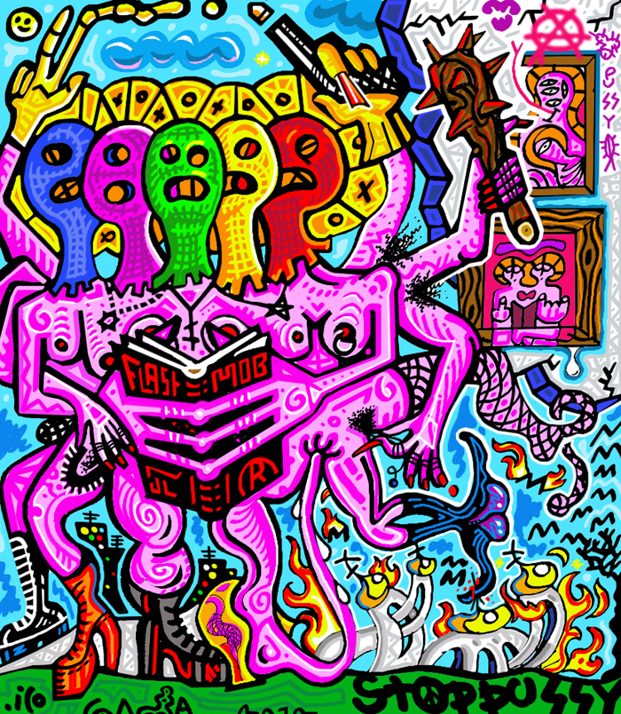 Flash-mob. Пляска на развалинах храма