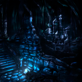 Руины подземного города 