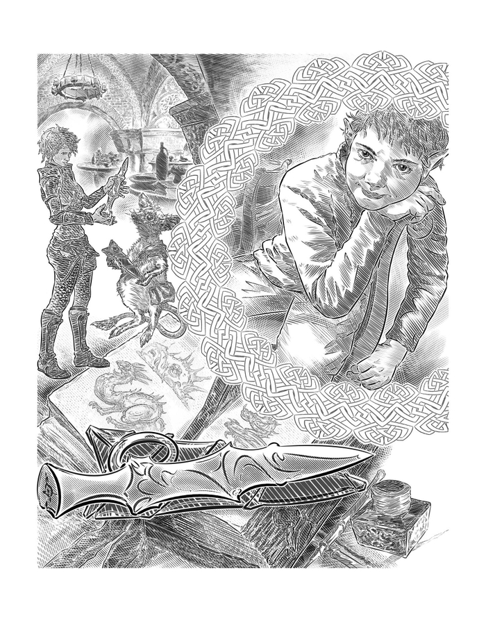 Эрто ,Илл.№04 к главе "Праздничный завтрак".