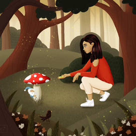 Встреча в лесу