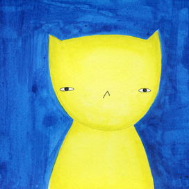 желтый котик
