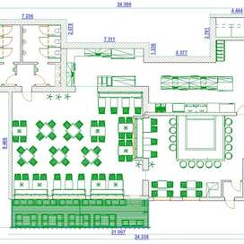 План ресторана