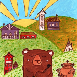 Медведь и балалайка