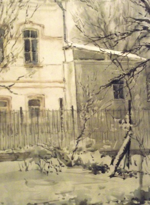 Мартовское утро. Пленэр.