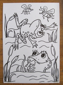 Разукрашки к стихотворениям