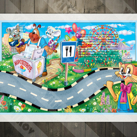 Кот Леопольд 4  (серия детских книжек-игрушек)