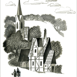 Фронтиспис "Бременские музыканты" Детгиз