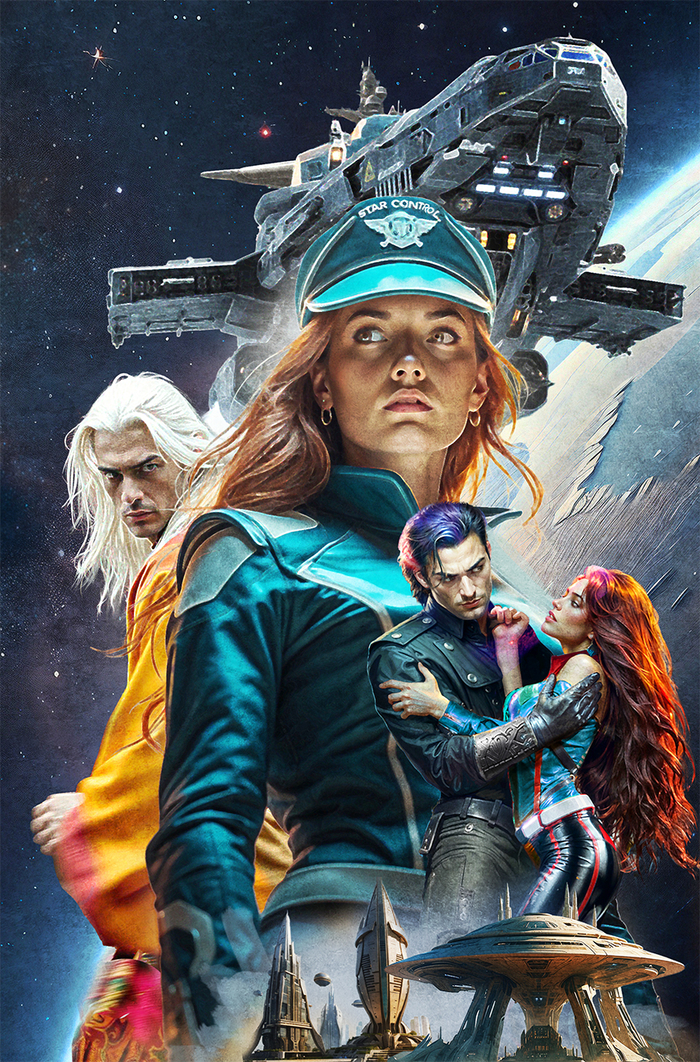 Эскиз обложки к роману 