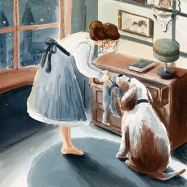 Иллюстрация для книги Питер Пэн