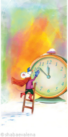 Иллюстрация к открытке для "АЗСТРАСТСТРОЙ"