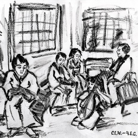 Мальчик рассказывает истории