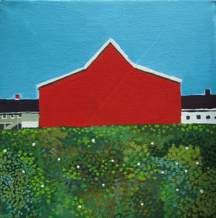 Из серии Norsk album. 2016. 20х20, холст, темпера. 