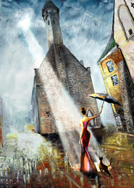 Иллюстрация для ресторана "Марго", Таллинн