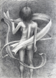 Девушка с лентами