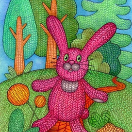 Вязаный лес