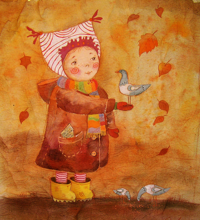 Гулю кормили