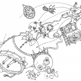 Книжка-раскраска. Даниил Хармс «Сказка»