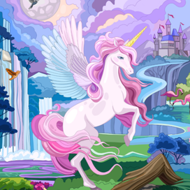 Единорог в сказочном царстве