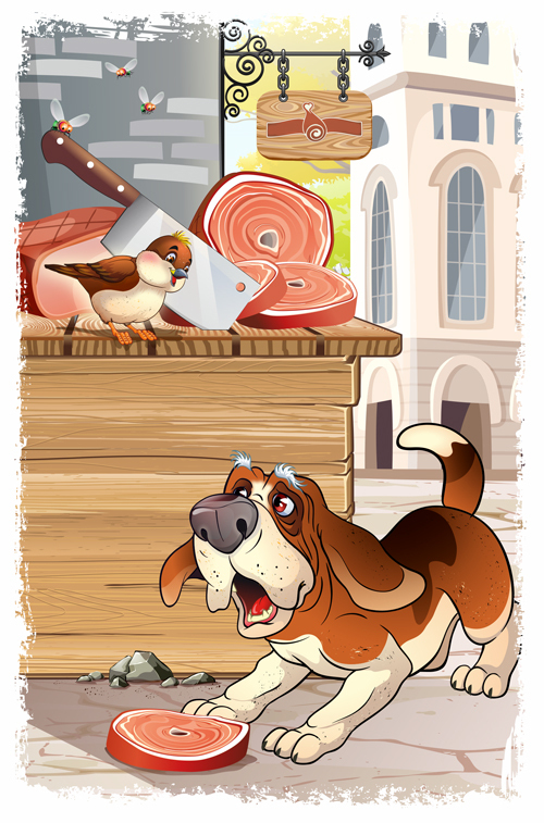 Братья Гримм «Собака и воробей»