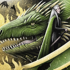 Эймонд и Вхагар