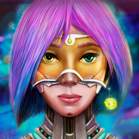 Girl artificial intelligence Star