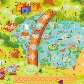 Виммельбух: детская настольная игра