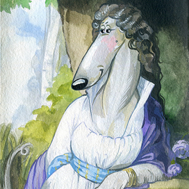 Серия «Шедевры живописи». Портрет Лопухиной.