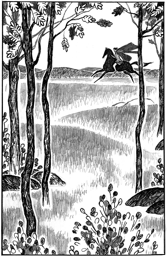 Иллюстрация к шотландской легенде 